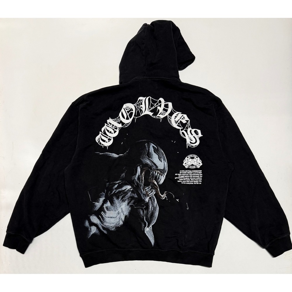 Darc Sport Marvel Venom Hoodie Wolves Hero Elite Series Black XXL Pullover